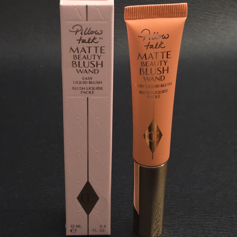 Charlotte Tilbury Pillow Talk Matte Beauty Blush Wand in Peach Pop
